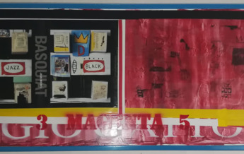 Jean-Michel Basquiat in fotolito