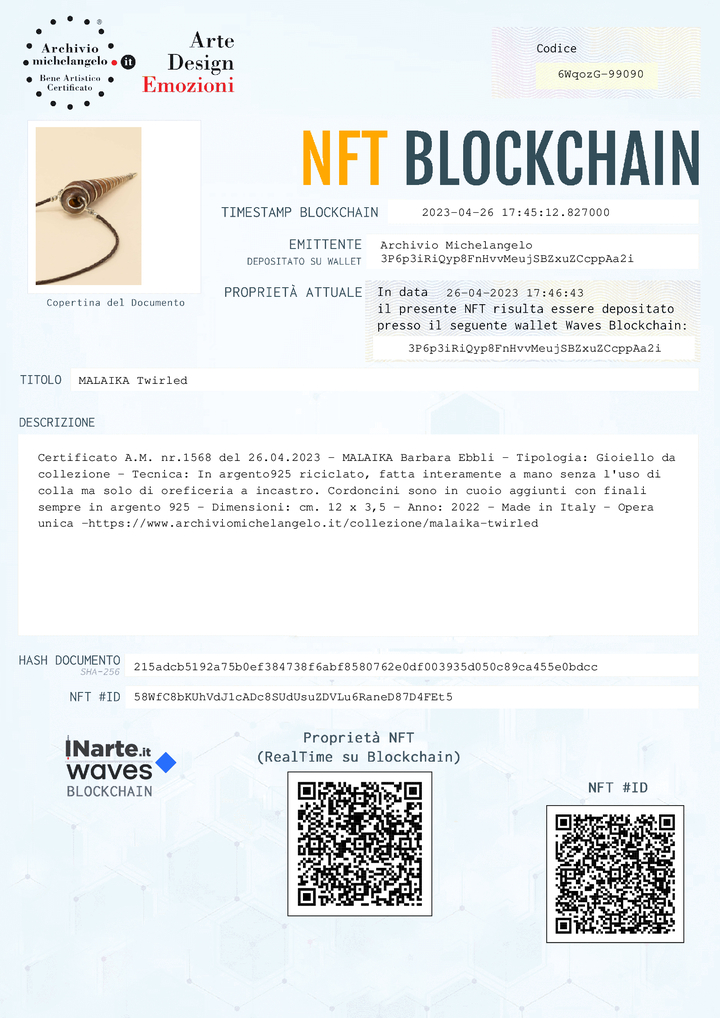 NFT  - Opera di Malaika