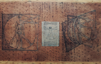 Studio su carta dell'opera Valentina Ruospo