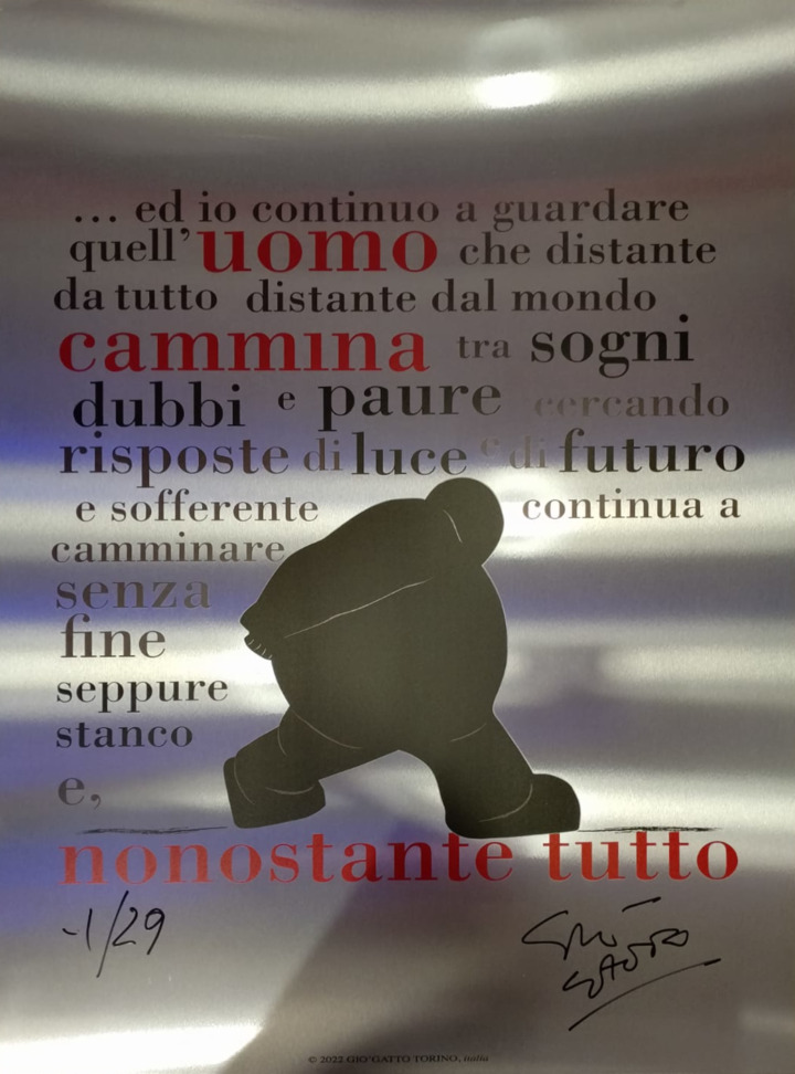 Oumo cammina Serie DIBOND